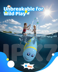 Baldr durable silicone body resists drops, supporting wild toddler adventures.