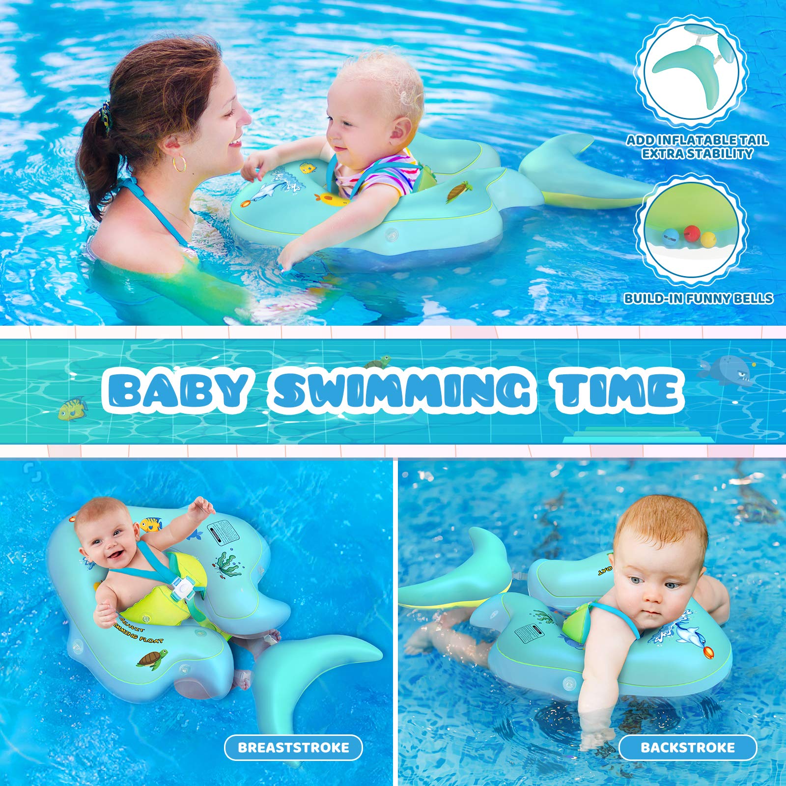 Balhvit mesh sides for visibility and easy supervision of baby