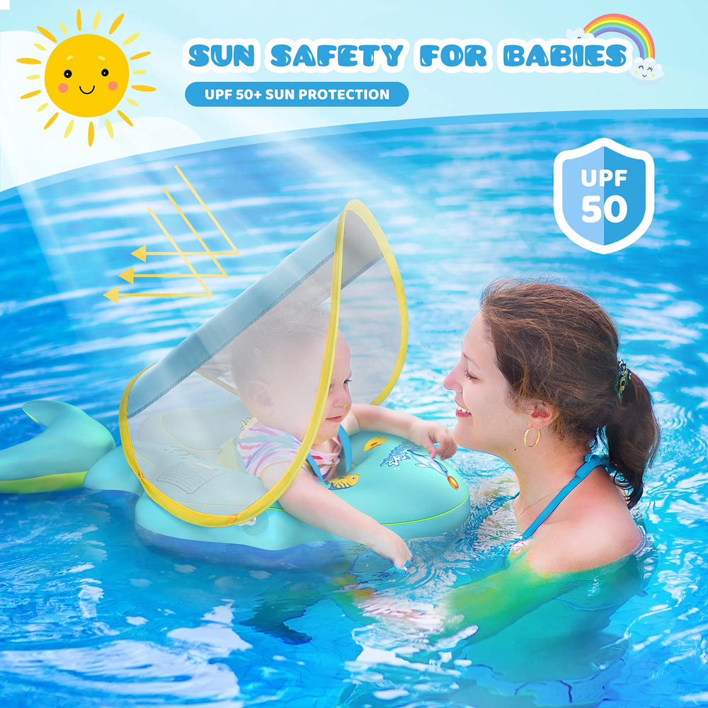 Balhvit sponge bottom support infant float cushions tiny bodies for gentler practice