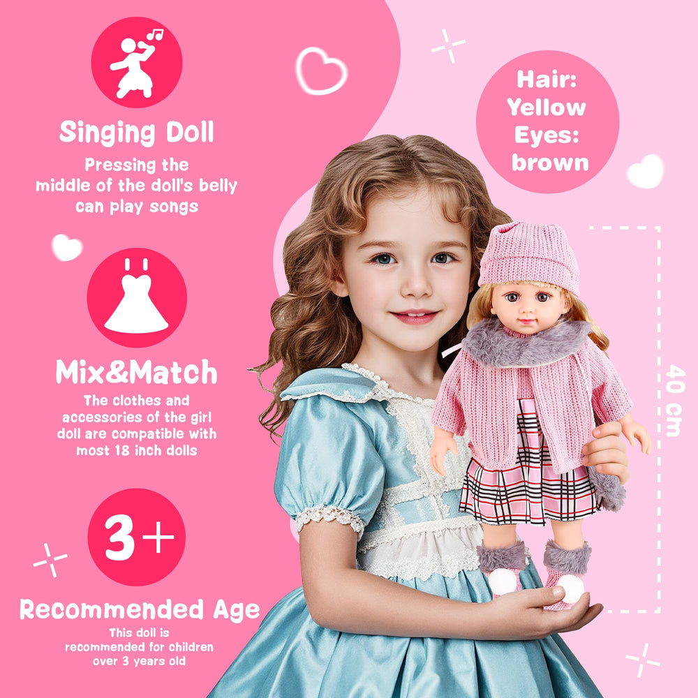 Baljinder 18-inch doll dresses for imaginative styling
