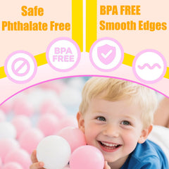 Durable 2.2in Ball Pit Balls for indoor and outdoor play spaces.