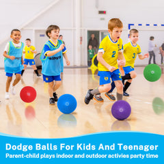 BallFUN 7-inch yellow dodgeball showing bright color for outdoor play