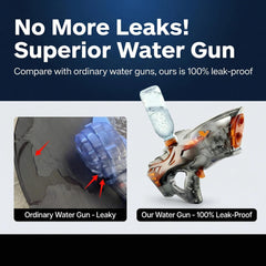 Balyeoseol water gun ergonomic shark design provides a comfortable grip.