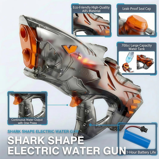 Balyeoseol water gun LED lights enhance fun during dusk outdoor battles.