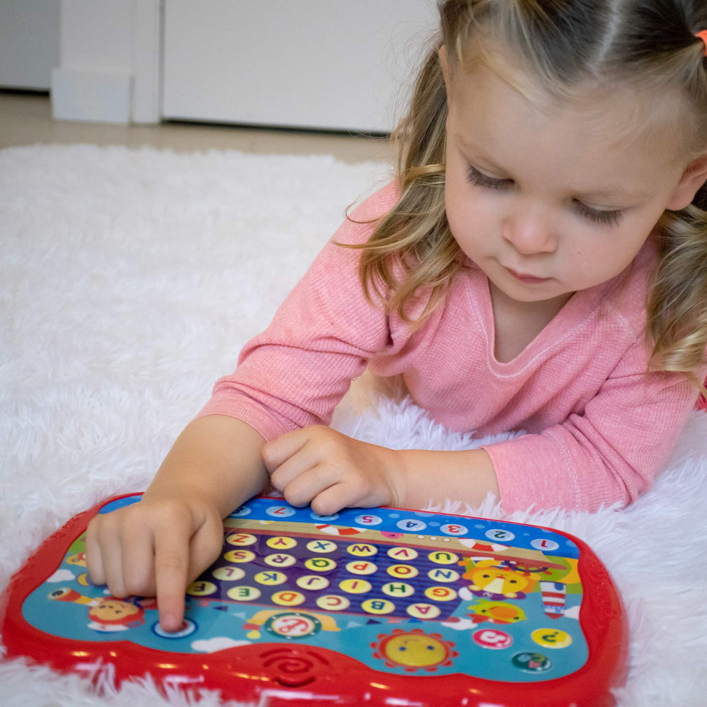 Bambiya tablet durable shell withstands daily play and toddler handling.