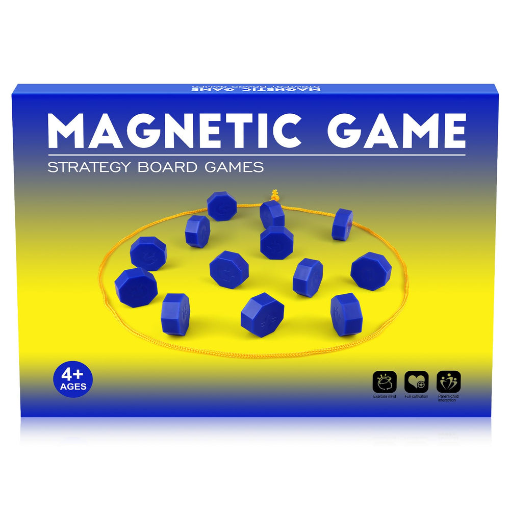 Bameca magnetic chess game with full-size stones for family strategy sessions