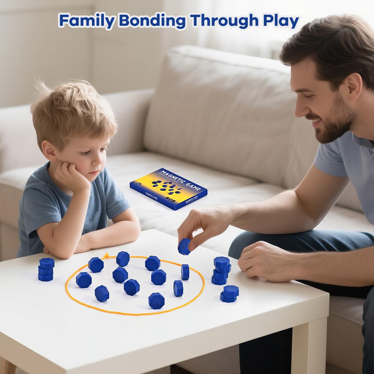 Bameca magnetic chess game shows tension as magnets spark suspense