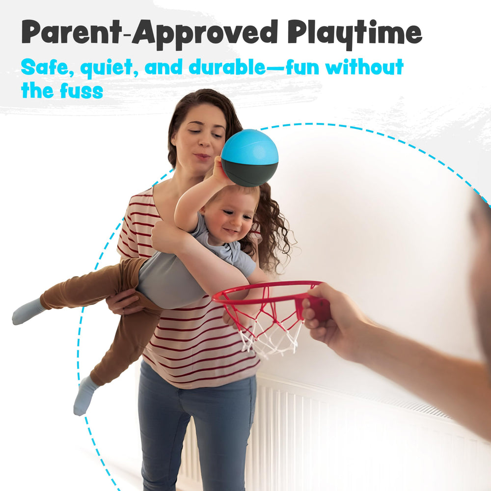 Replacement BAMMAX balls for mini hoops protect walls and maintain fun.