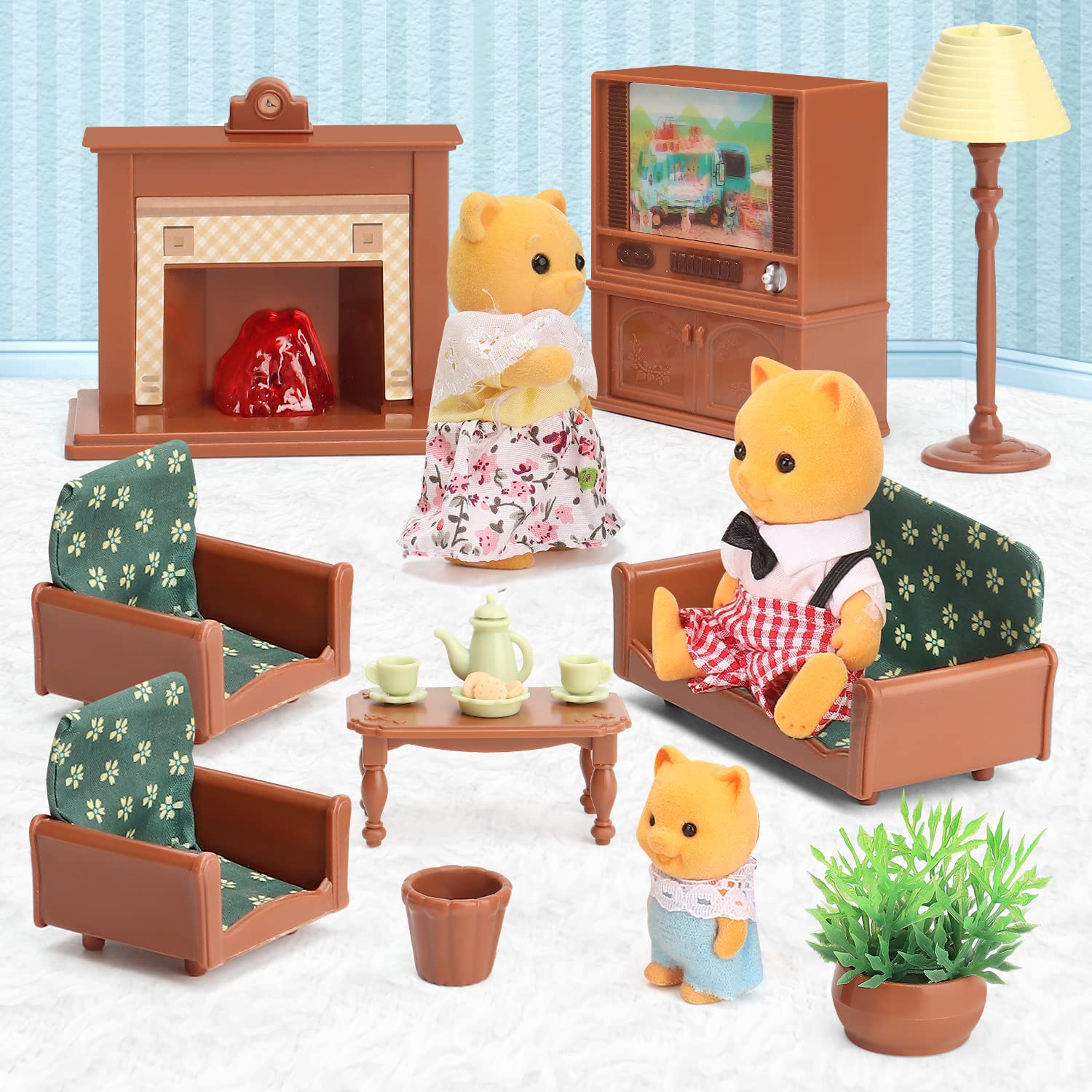 BananMelonBM dollhouse floor lamp – adds ambient lighting for storytelling