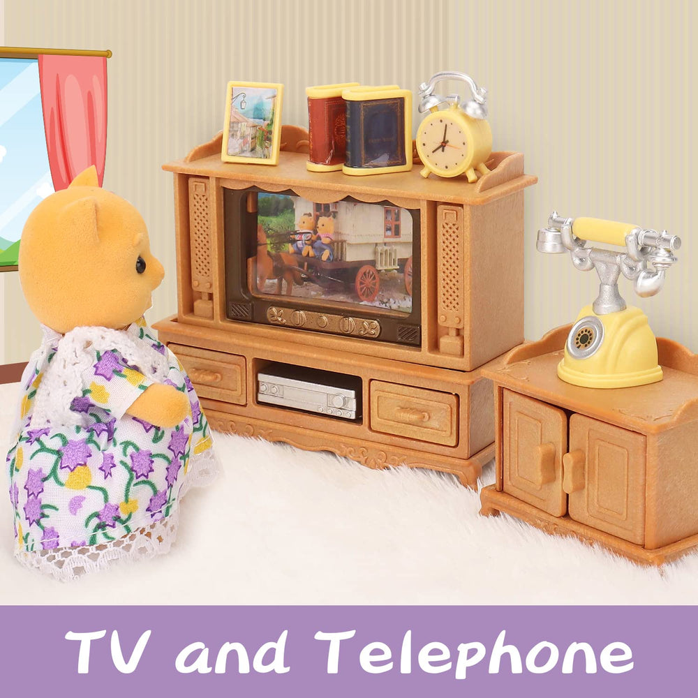 BananMelonBM dollhouse tea table for compact tea-time scenes