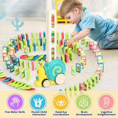 BananMelonBM domino slot guides sequencing and supports fine motor skills
