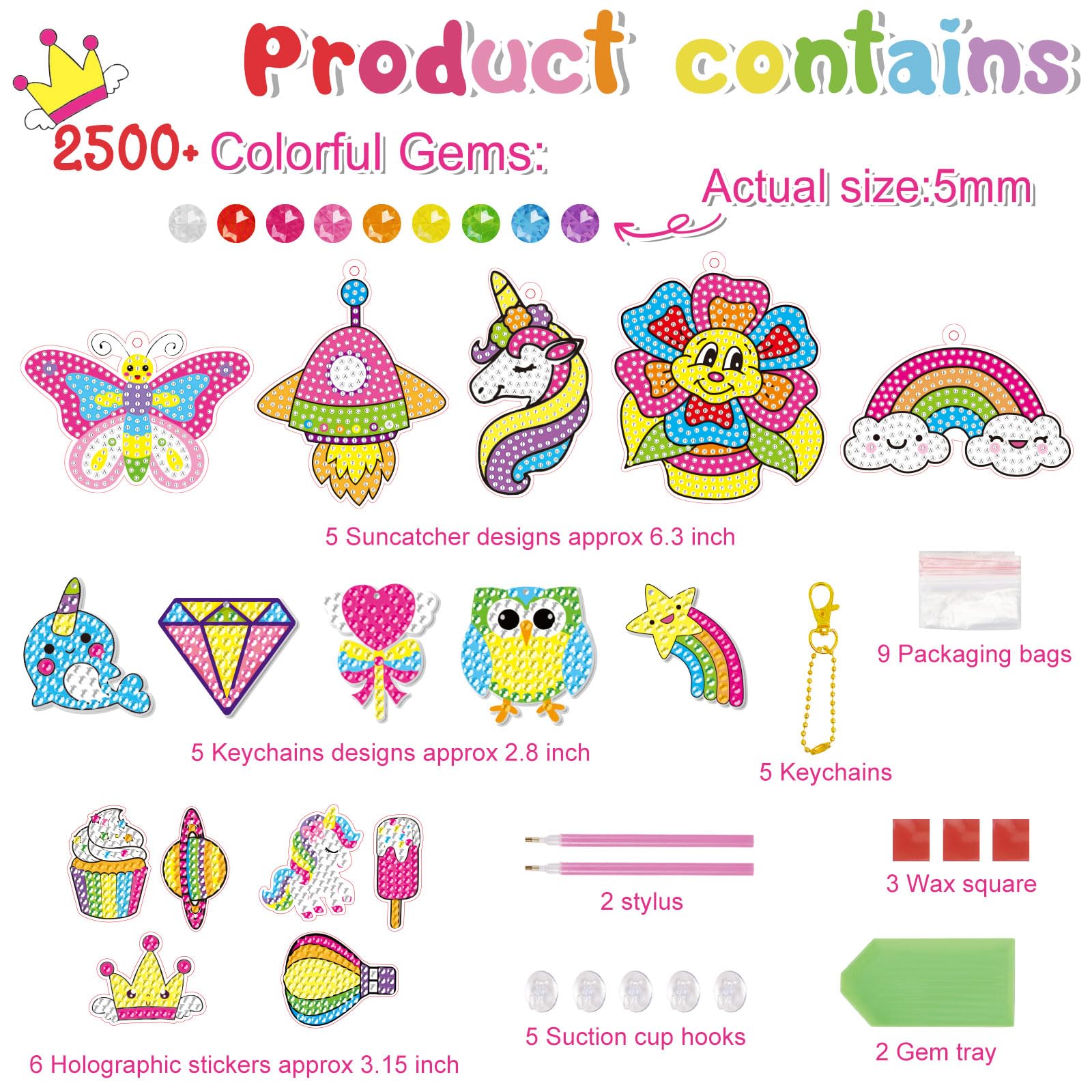 BANBBUR 5D diamond dots deliver sparkling texture and tactile fun.