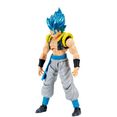 Dragon Ball Evolve Blue Gogeta display stand compatible for posing.