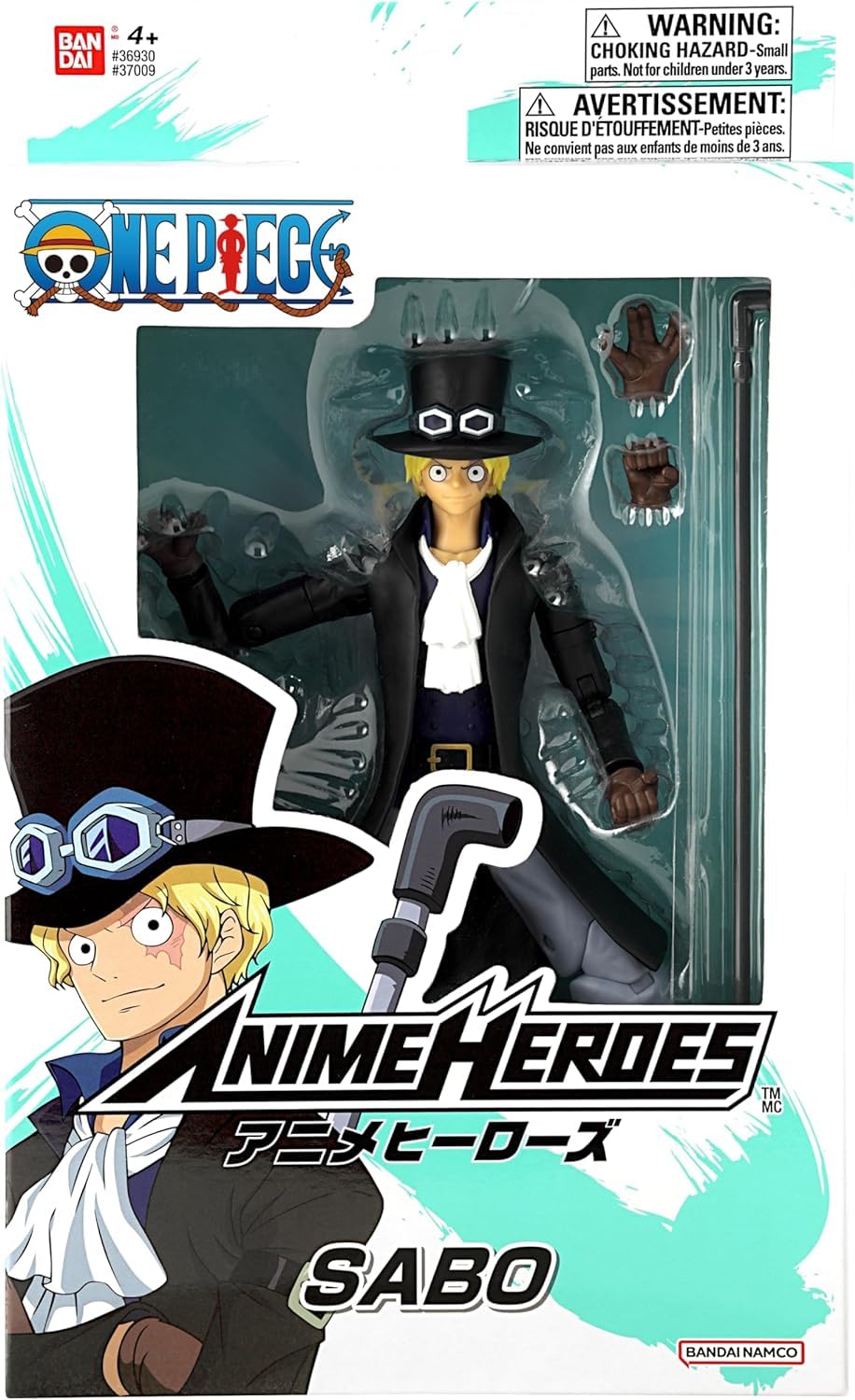 Collector-focused Bandai Anime Heroes Sabo figure