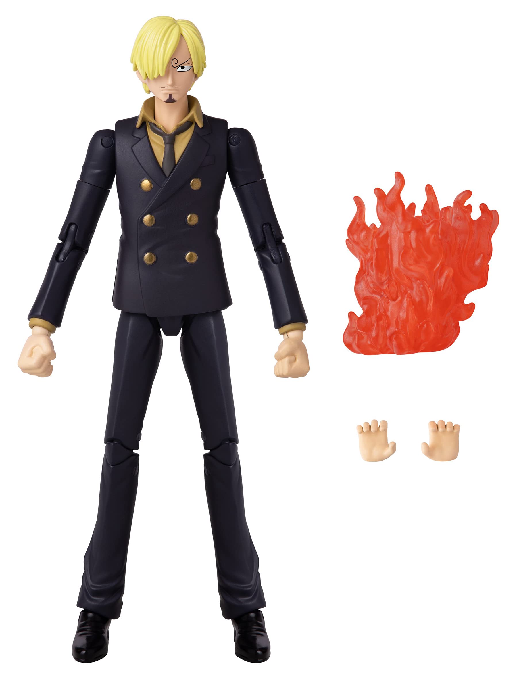 Sanji figure with 16+ articulation for versatile poses.