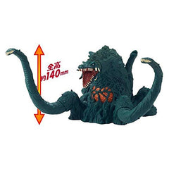 Bandai Biollante Sofvi figure detailed face highlights texture and color for diorama posing