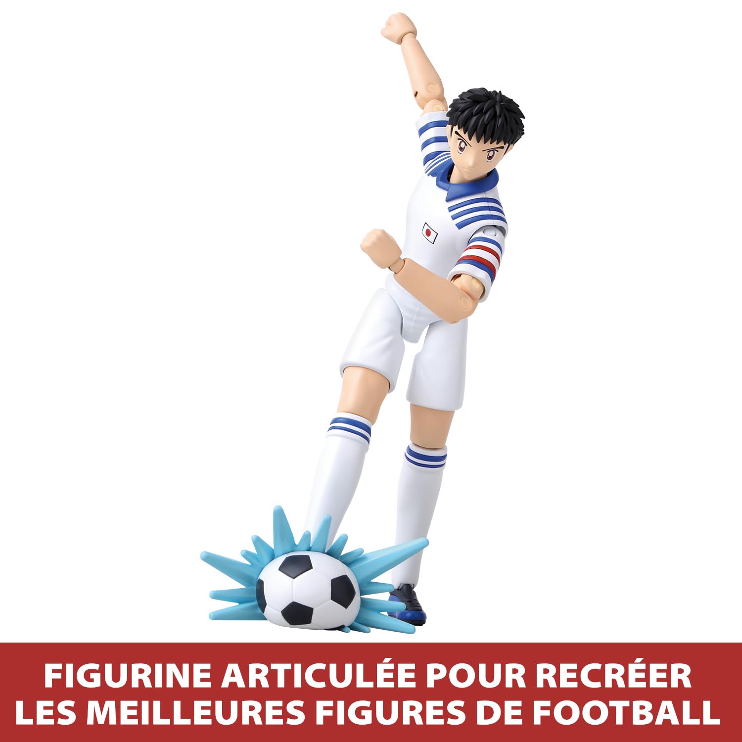 Bandai Captain Tsubasa Ozora action pose captures heroic dynamic for collection