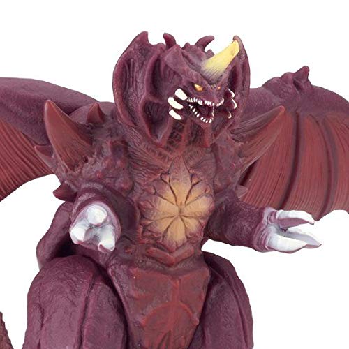 Bandai Destoroyah vinyl figure, side profile, highlighting dramatic silhouette and collectible appeal.