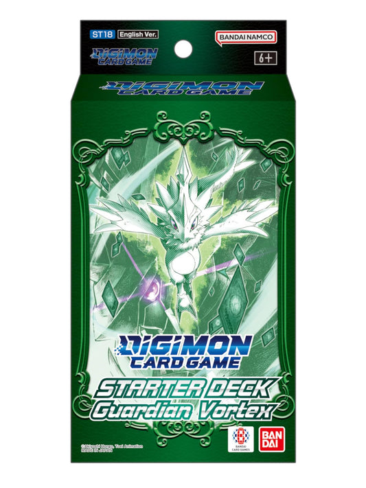 Bandai Digimon Guardian Vortex Starter Deck cover, ready for epic metaverse battles