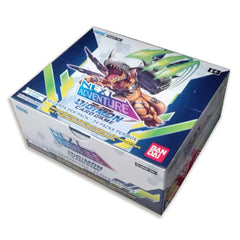 Bandai Digimon Next Adventure booster packs display 24 packs ready for unboxing.