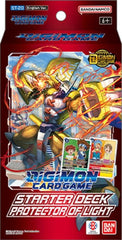 Bandai Digimon Protector of Light ST-20 starter deck art featuring WarGreymon, ideal for beginners