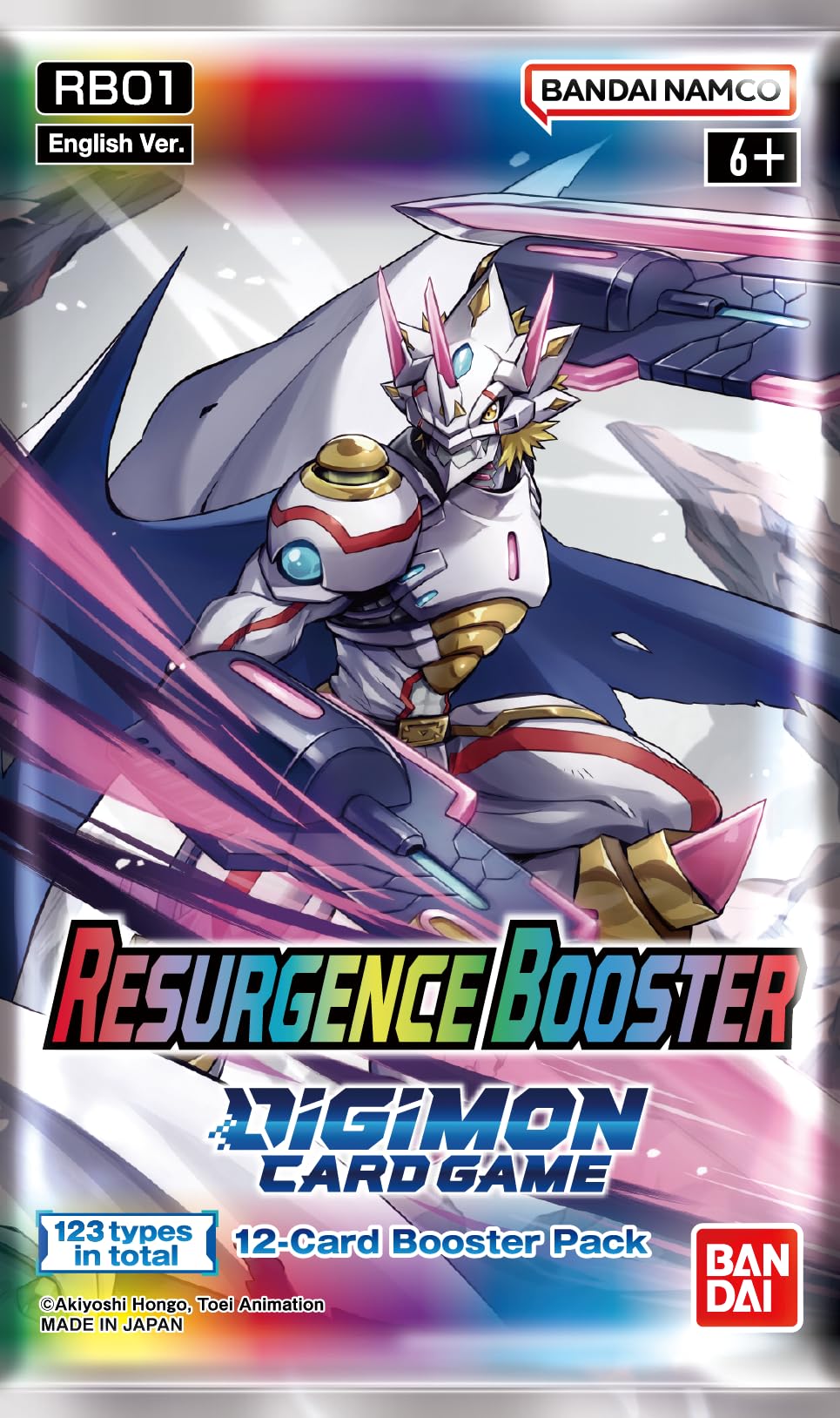 Bandai Digimon Resurgence foiled cards highlighting collectible, tournament-ready options.