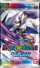 Bandai Digimon Resurgence foiled cards highlighting collectible, tournament-ready options.