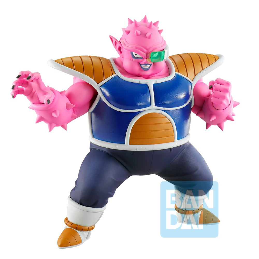 Bandai Dodoria close-up reveals sculpt and color details.