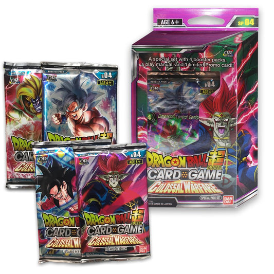 Bandai Dragon Ball Z Colossal Warfare Series 4 pack contents, great for expanding your collection