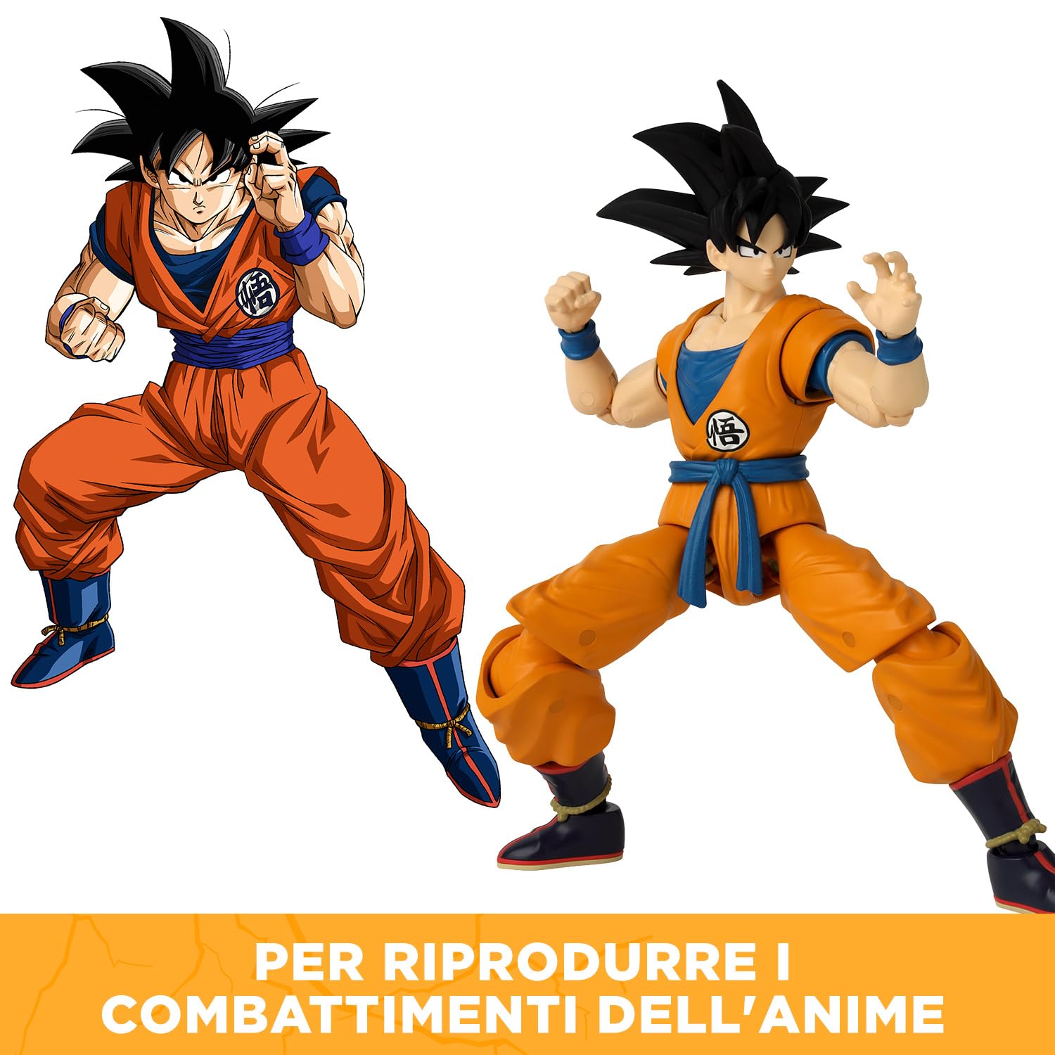 Bandai Dragon Stars Goku accessories hands enable varied battle looks