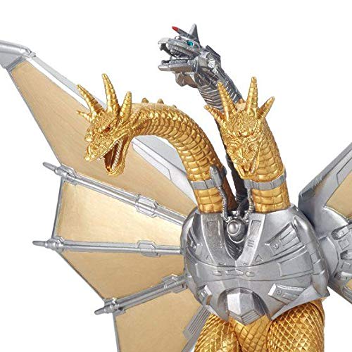 Bandai Mecha King Ghidorah side view vinyl figure ideal for shelf display