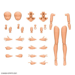 Bandai Hobby 30MS leg parts color C enabling dynamic posing.