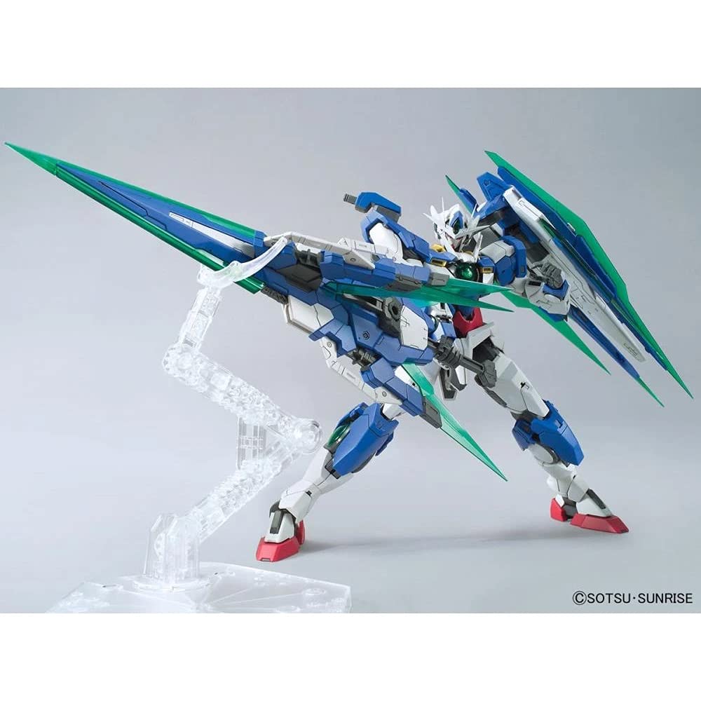 Bandai Hobby MG 00 Qan[T] GN Sword V close-up highlighting versatility.