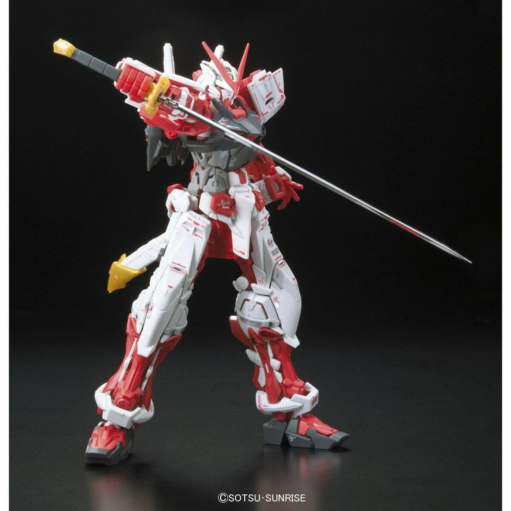 Bandai Hobby RG MBF-P02 Gundam Astray Red Frame chrome Gerbera Straight weapon