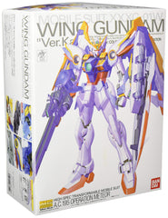 Bandai Hobby Wing Gundam VER.Ka box art showing authentic design details