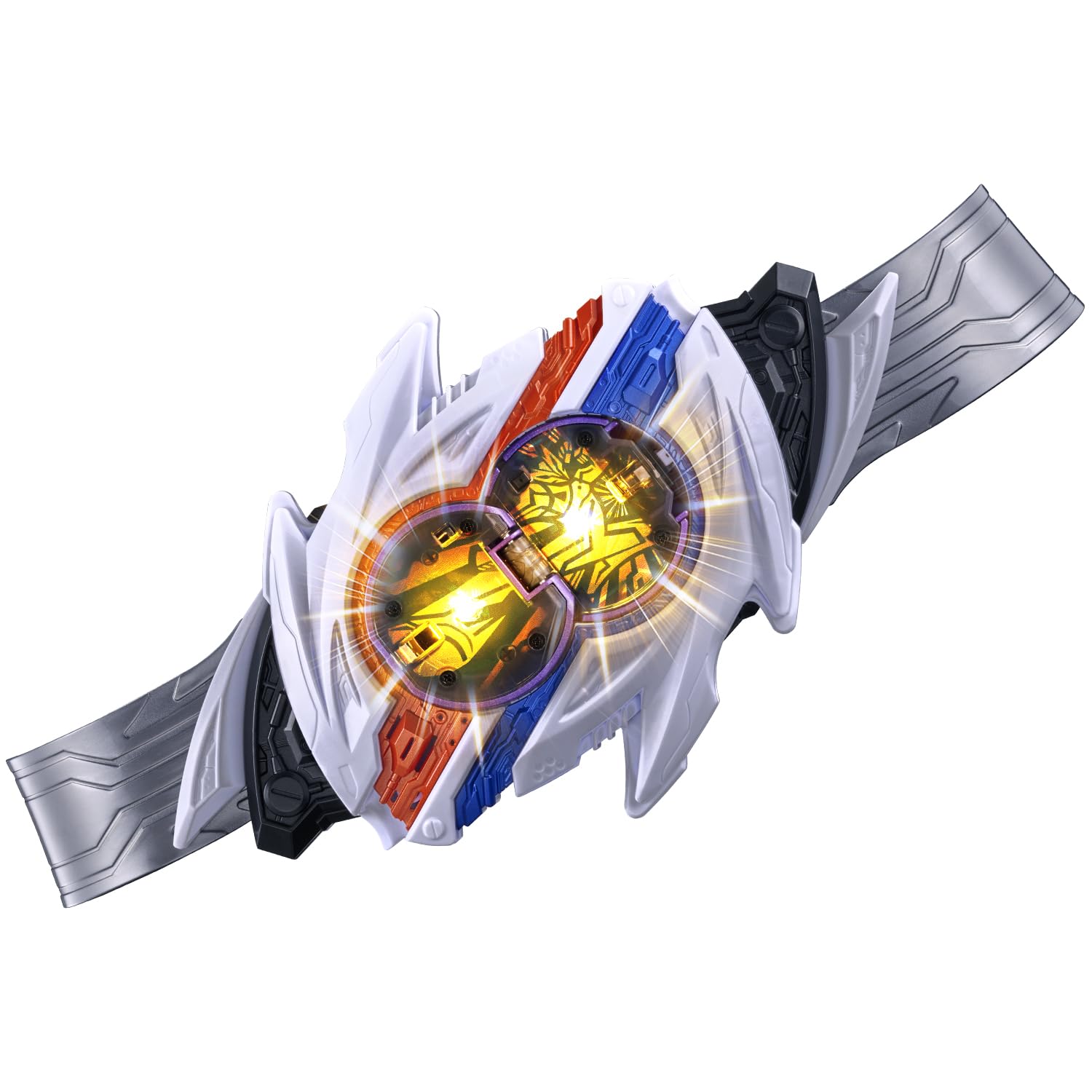 Bandai Kamen Rider Zeztz DX Nox Driver front view highlights authentic belt design for cosplay