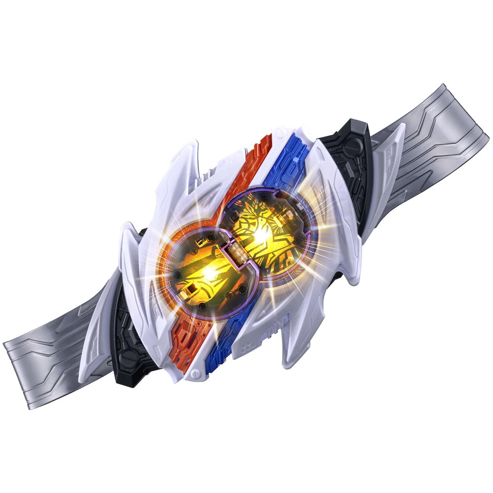 Bandai Kamen Rider Zeztz DX Nox Driver front view highlights authentic belt design for cosplay