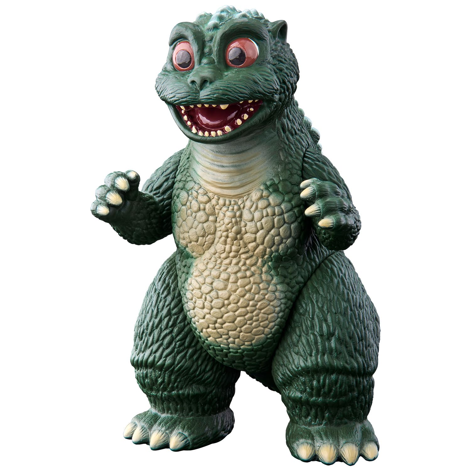 Bandai Little Godzilla Movie Monster Series figure, front view, ideal for shelf display
