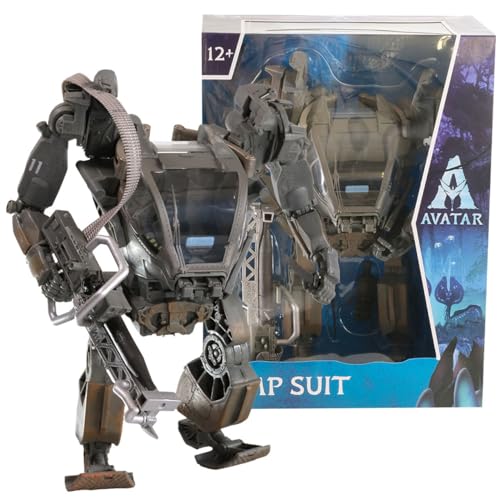 Bandai McFarlane Avatar MEGAFIG A1 AMP Suit articulation zones highlighted