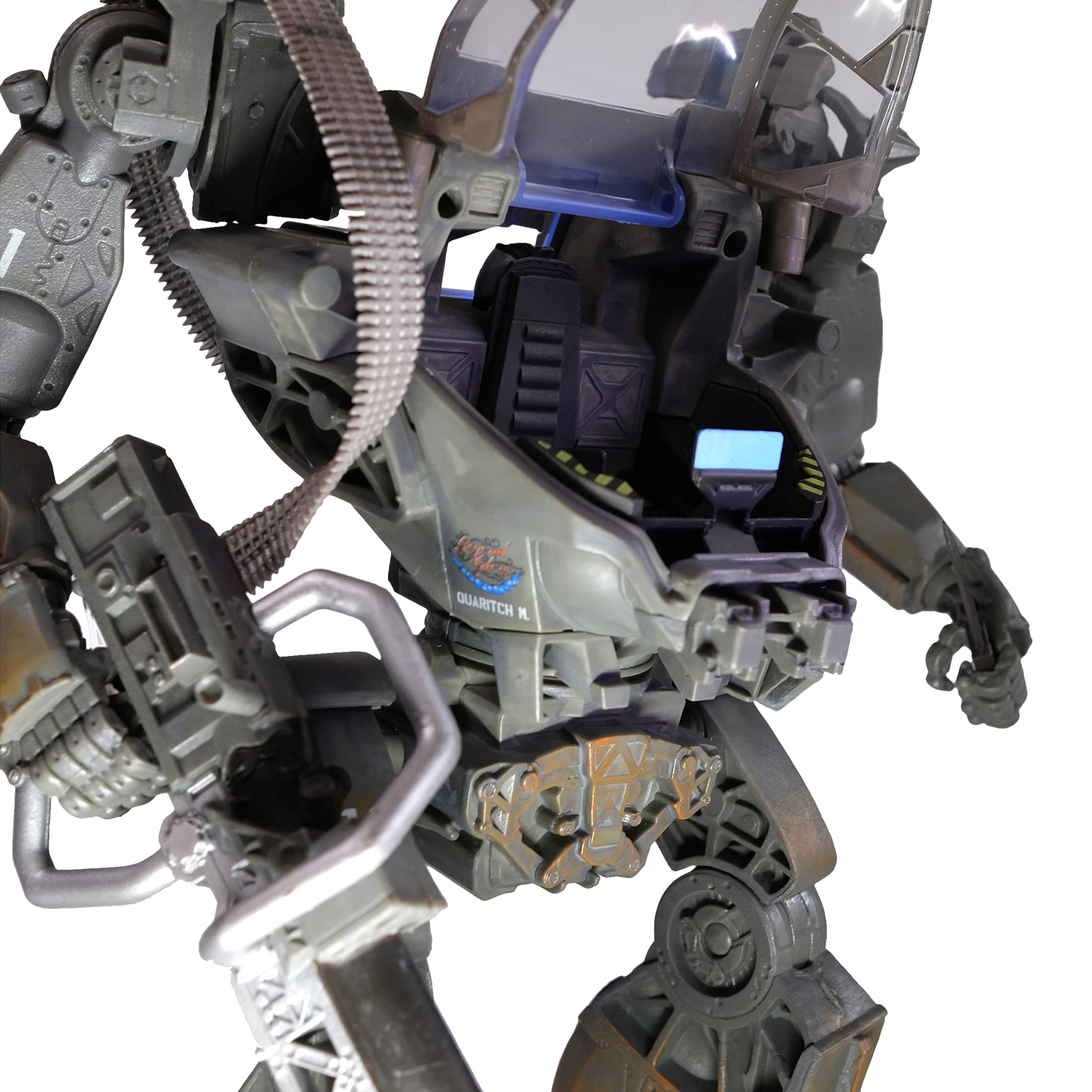 Bandai McFarlane Avatar MEGAFIG A1 AMP Suit articulated pose options for dynamic photography