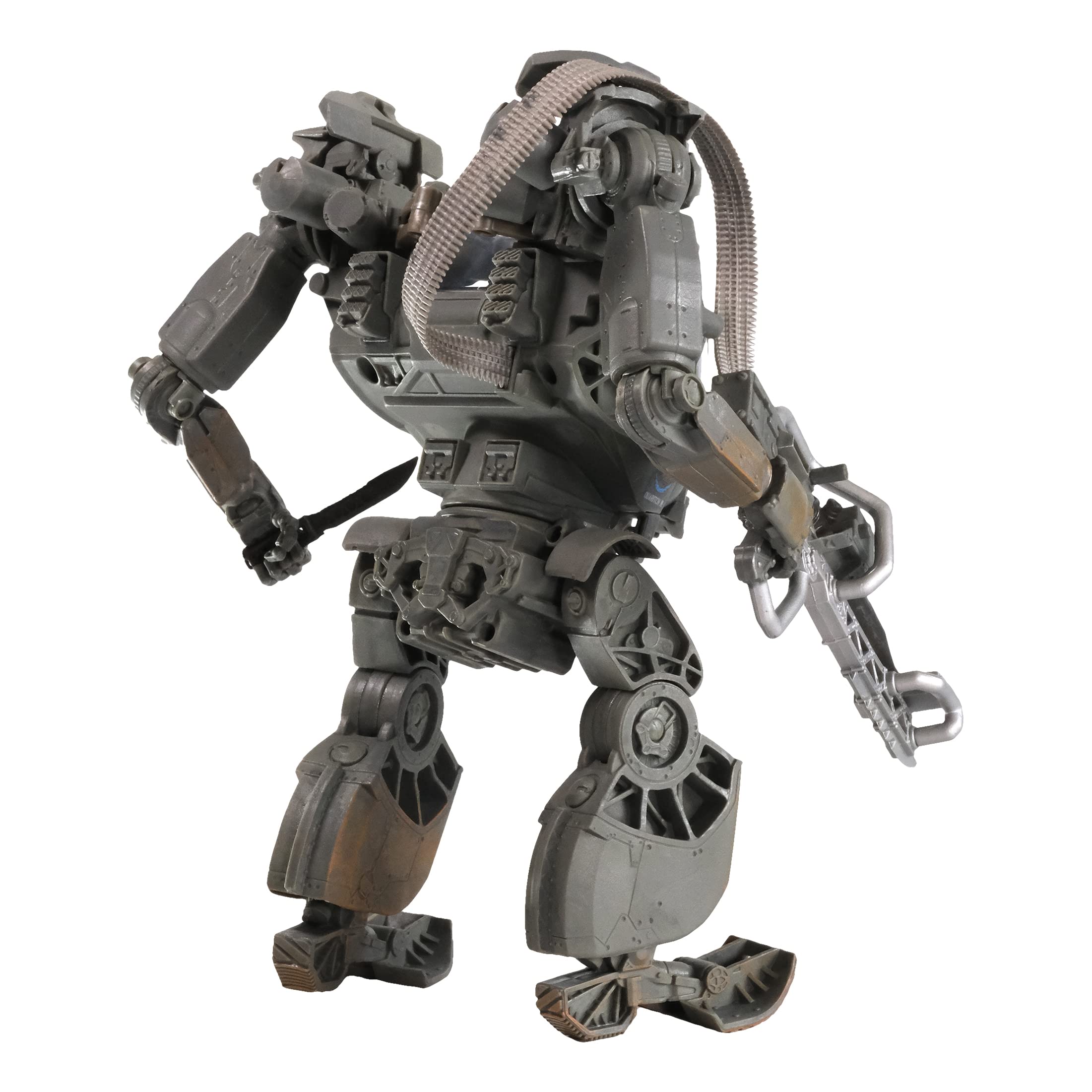 Bandai McFarlane Avatar MEGAFIG A1 AMP Suit side packaging image for display awareness
