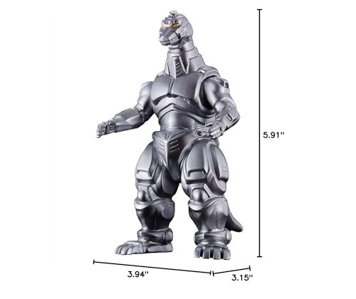 Bandai Mechagodzilla 1993 close-up details, enhances model kits and diorama realism.