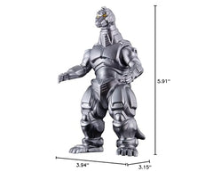 Bandai Mechagodzilla 1993 close-up details, enhances model kits and diorama realism.