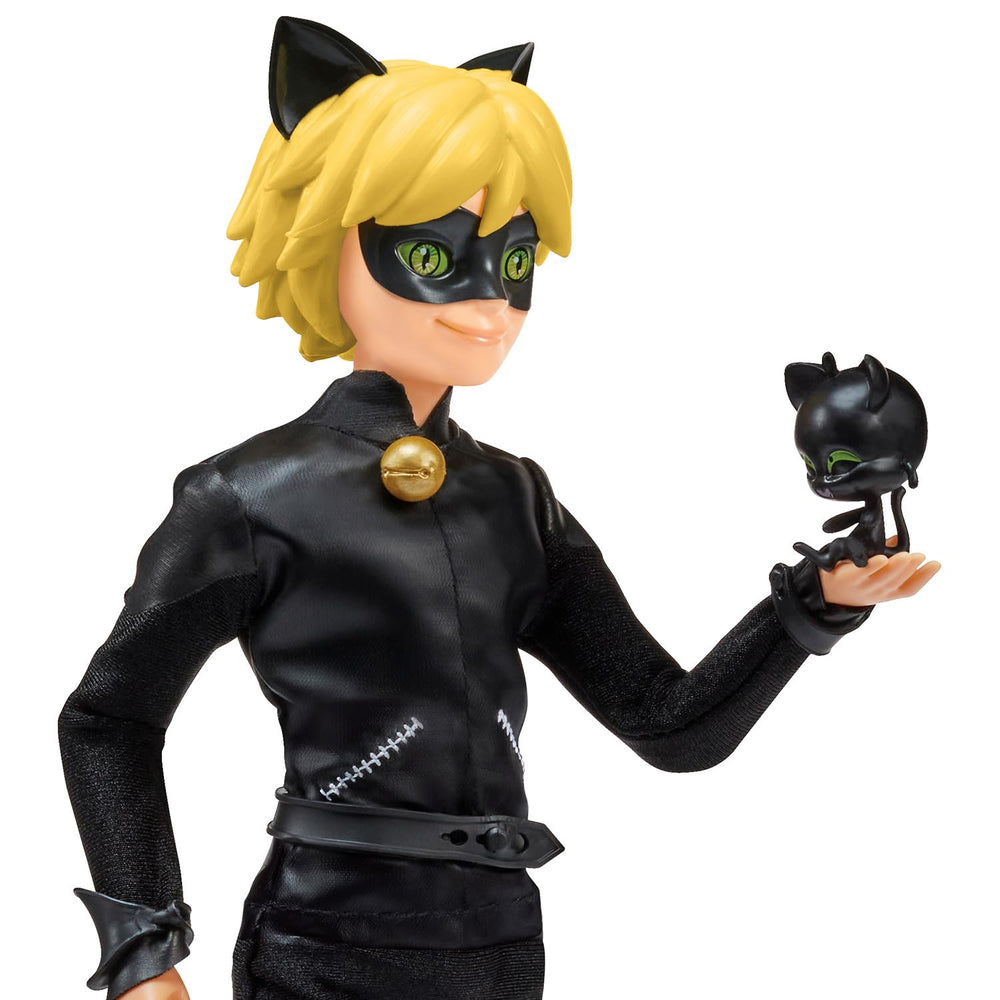 Bandai Miraculous Cat Noir toy encourages ensemble play with friends.