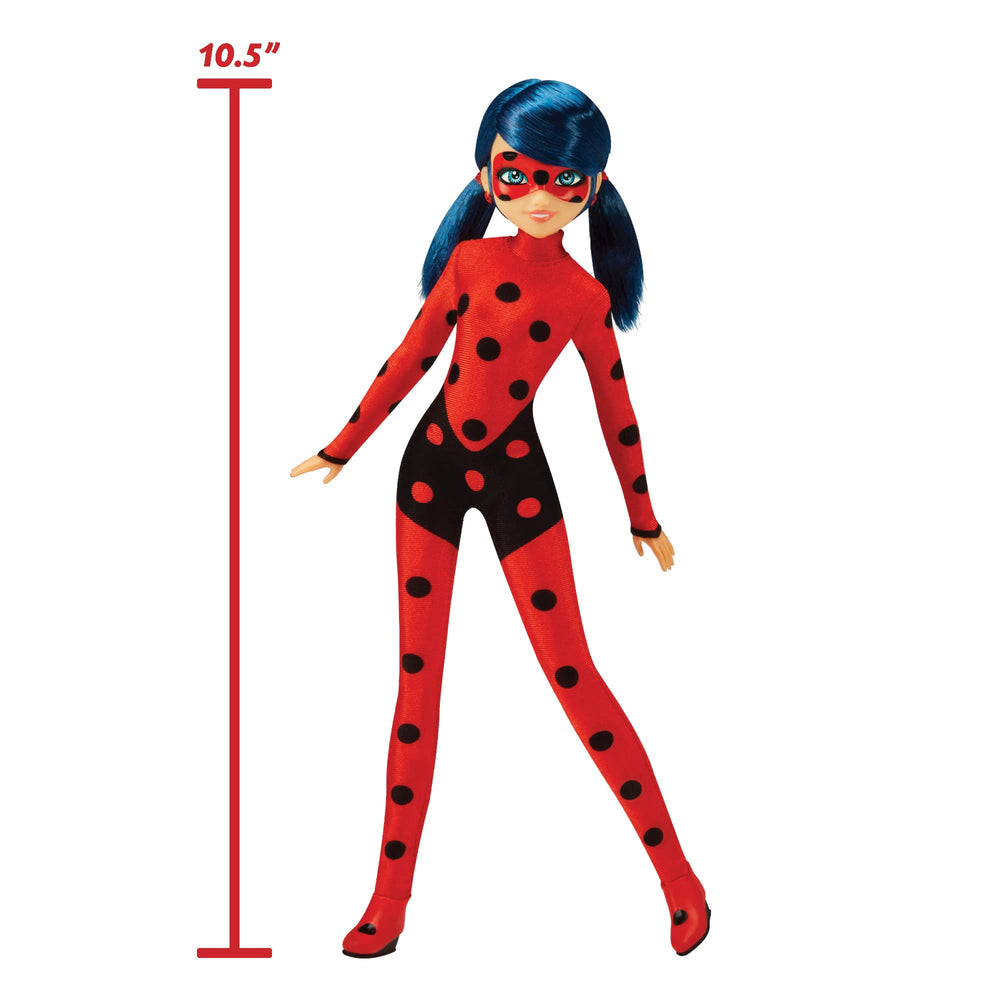 Bandai Miraculous doll with Kwami Tikki accessory for storytelling