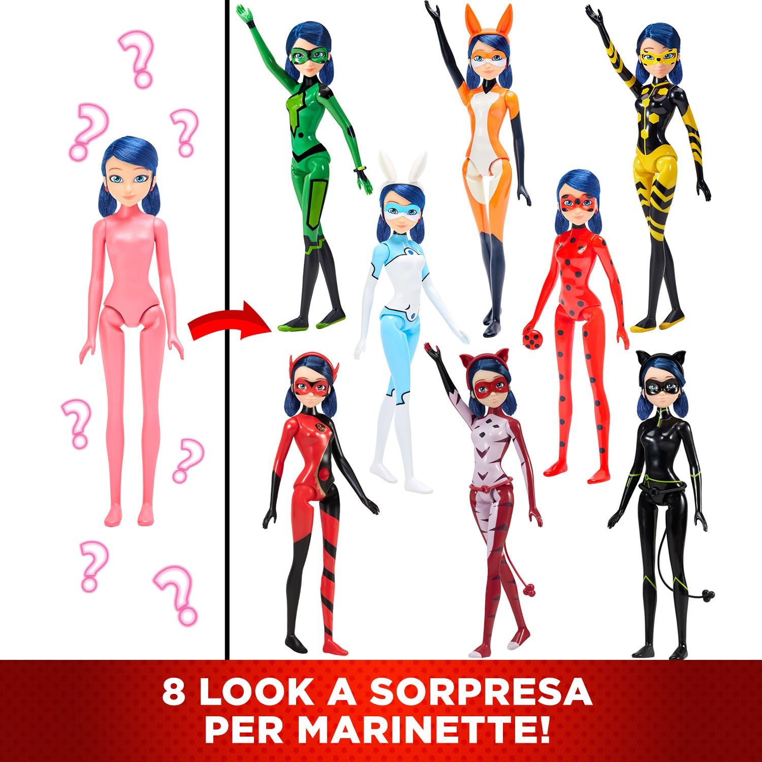 Bandai Miraculous Ladybug Marinette with accessories in blind bag ready for unboxing