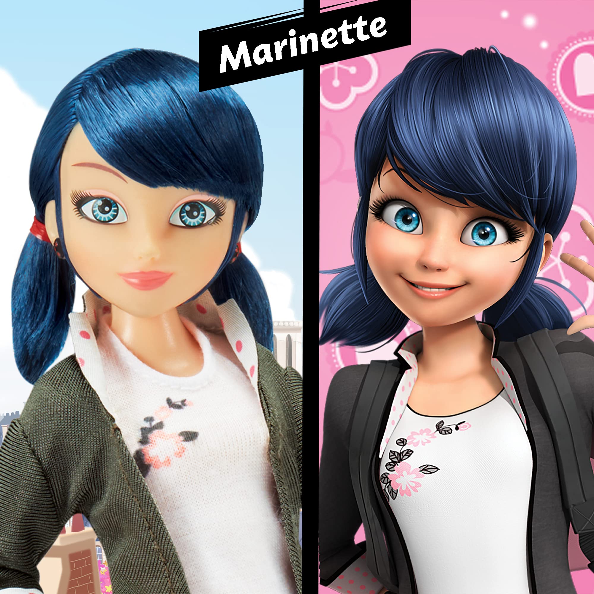 Bandai Miraculous Marinette doll ideal for fan-inspired storytelling.