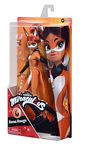 Bandai Miraculous Rena Rouge doll with removable outfit for customizable looks