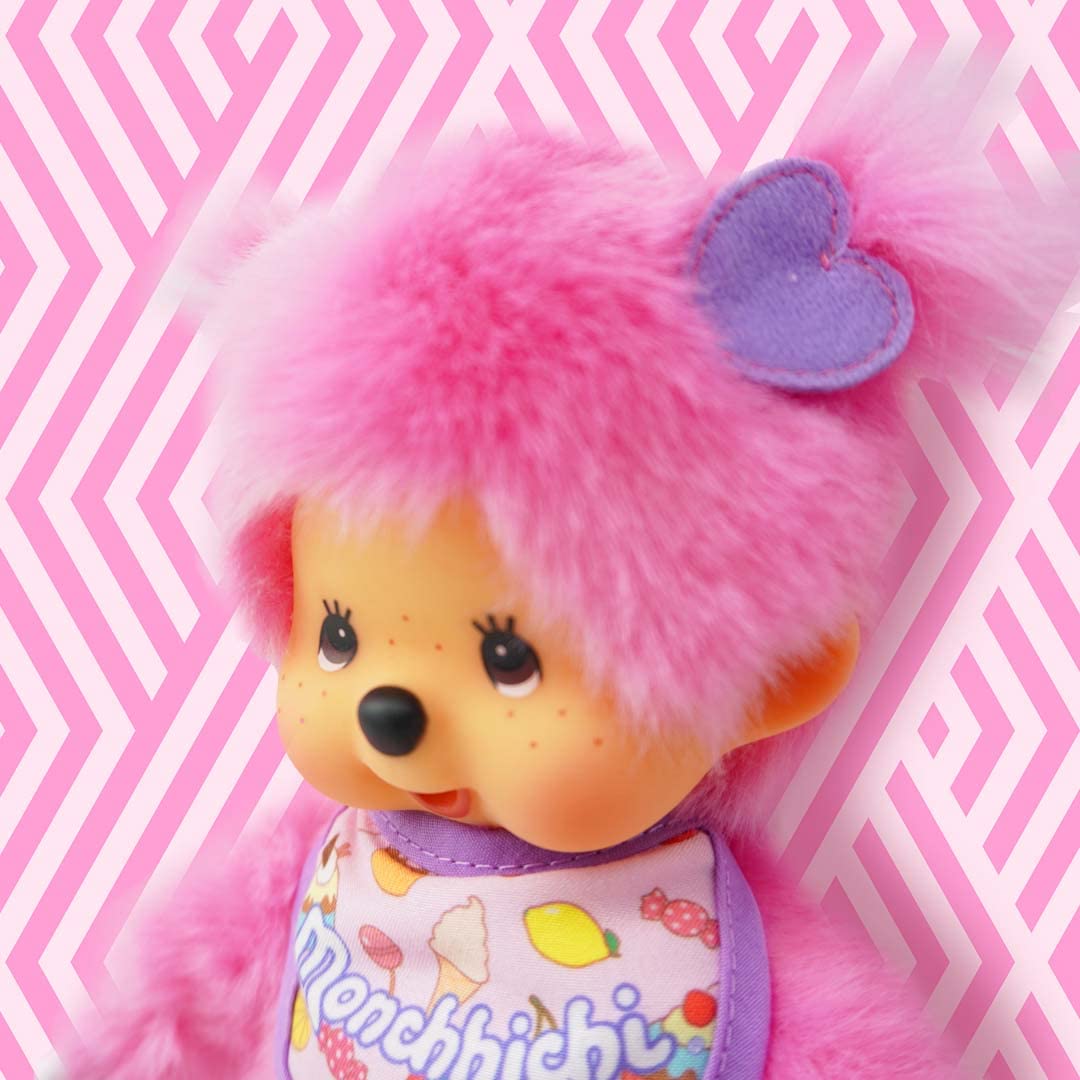 Bandai Monchhichi Frozen Fruits plush appeals to children and adult collectors alike.
