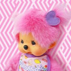 Bandai Monchhichi Frozen Fruits plush appeals to children and adult collectors alike.